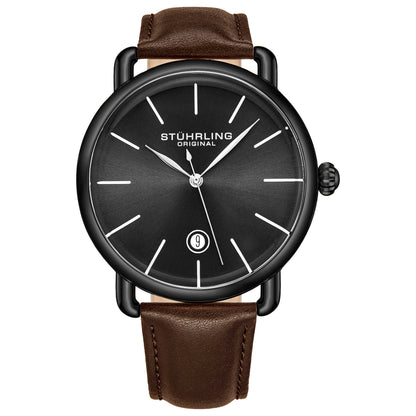Front view of Stuhrling Symphony Men's Quartz Watch M14975