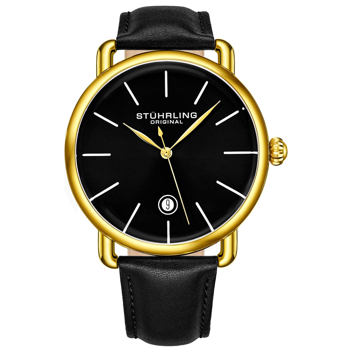 Front view of Stuhrling Symphony Men's Quartz Watch M14976