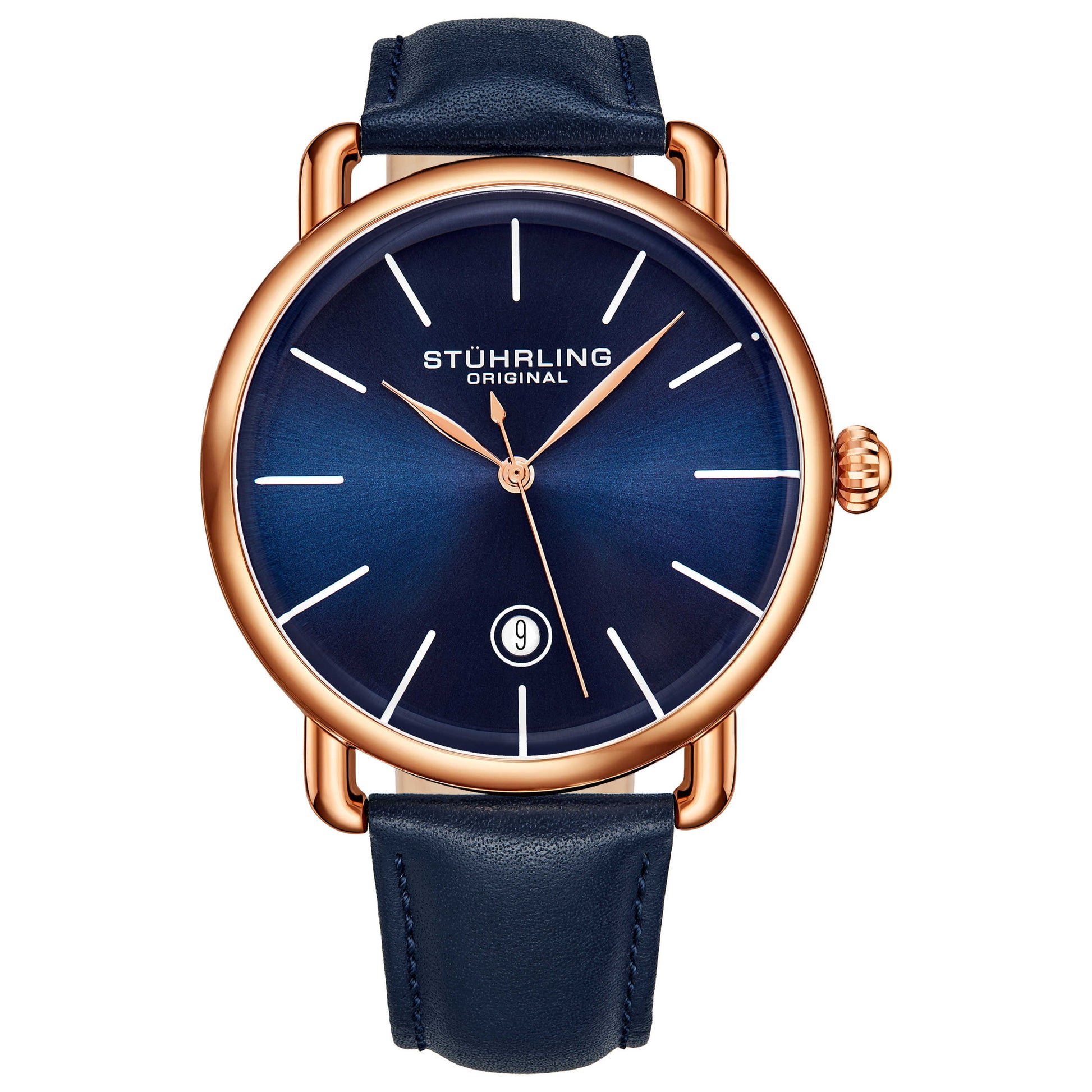 Front view of Stuhrling Symphony Men's Quartz Watch M14977