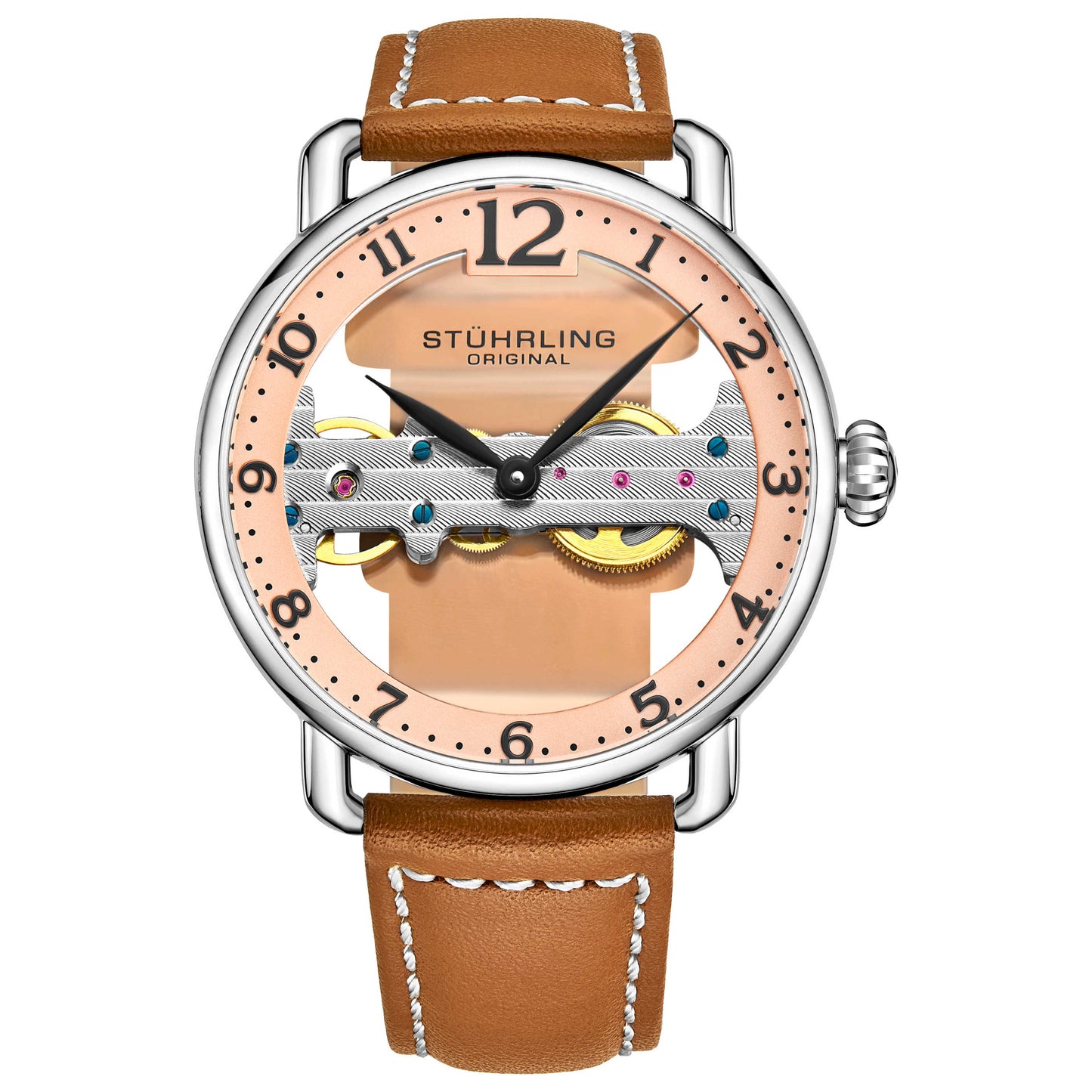 Front view of Stuhrling Legacy Men's Quartz Watch M14980