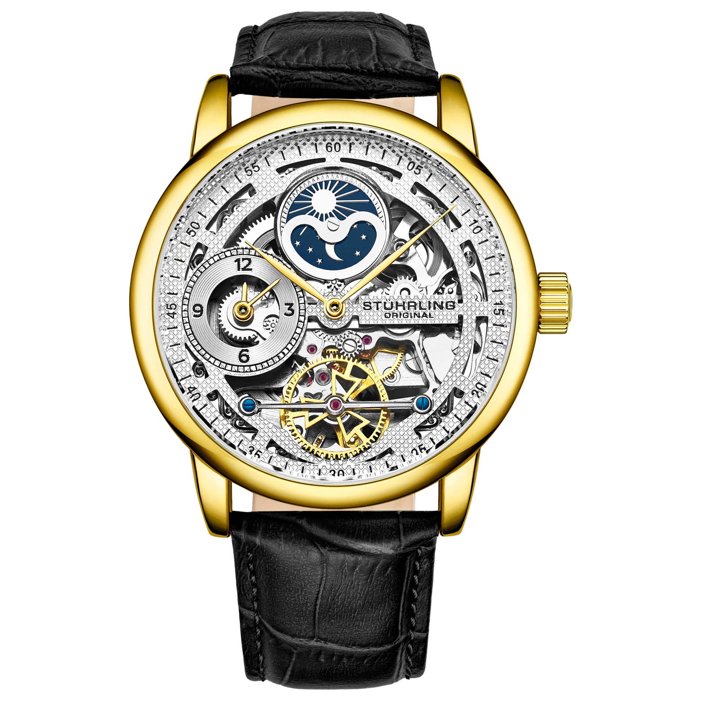 Front view of Stuhrling Legacy Men's Automatic Watch M14983