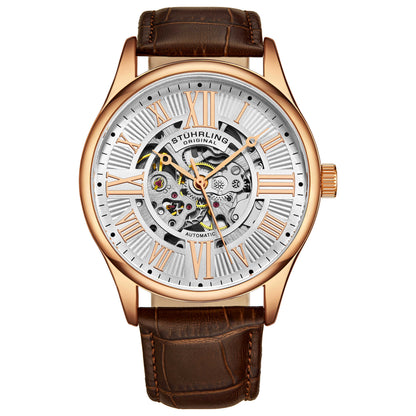 Front view of Stuhrling Legacy Men's Automatic Watch M15034
