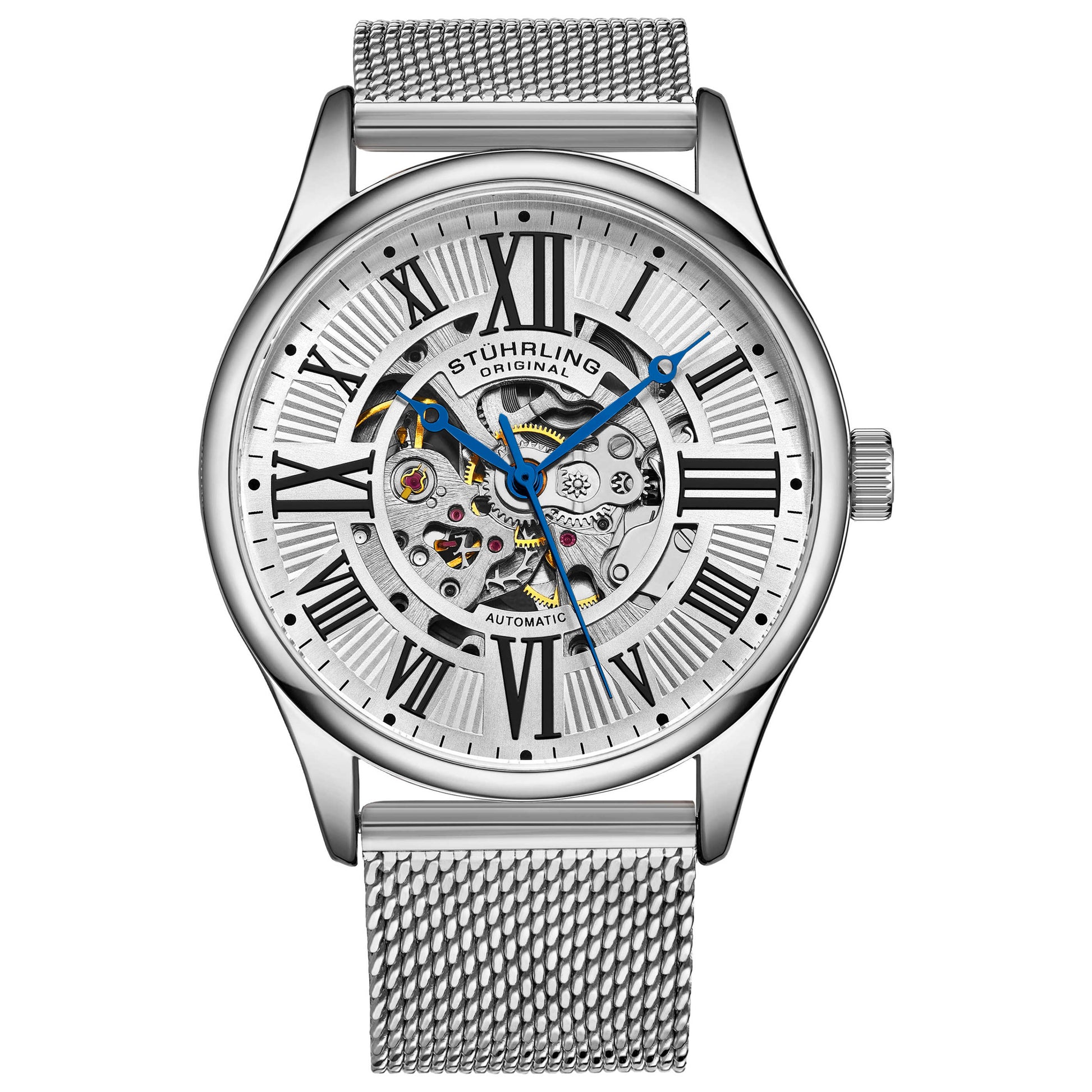Front view of Stuhrling Legacy Men's Automatic Watch M15035