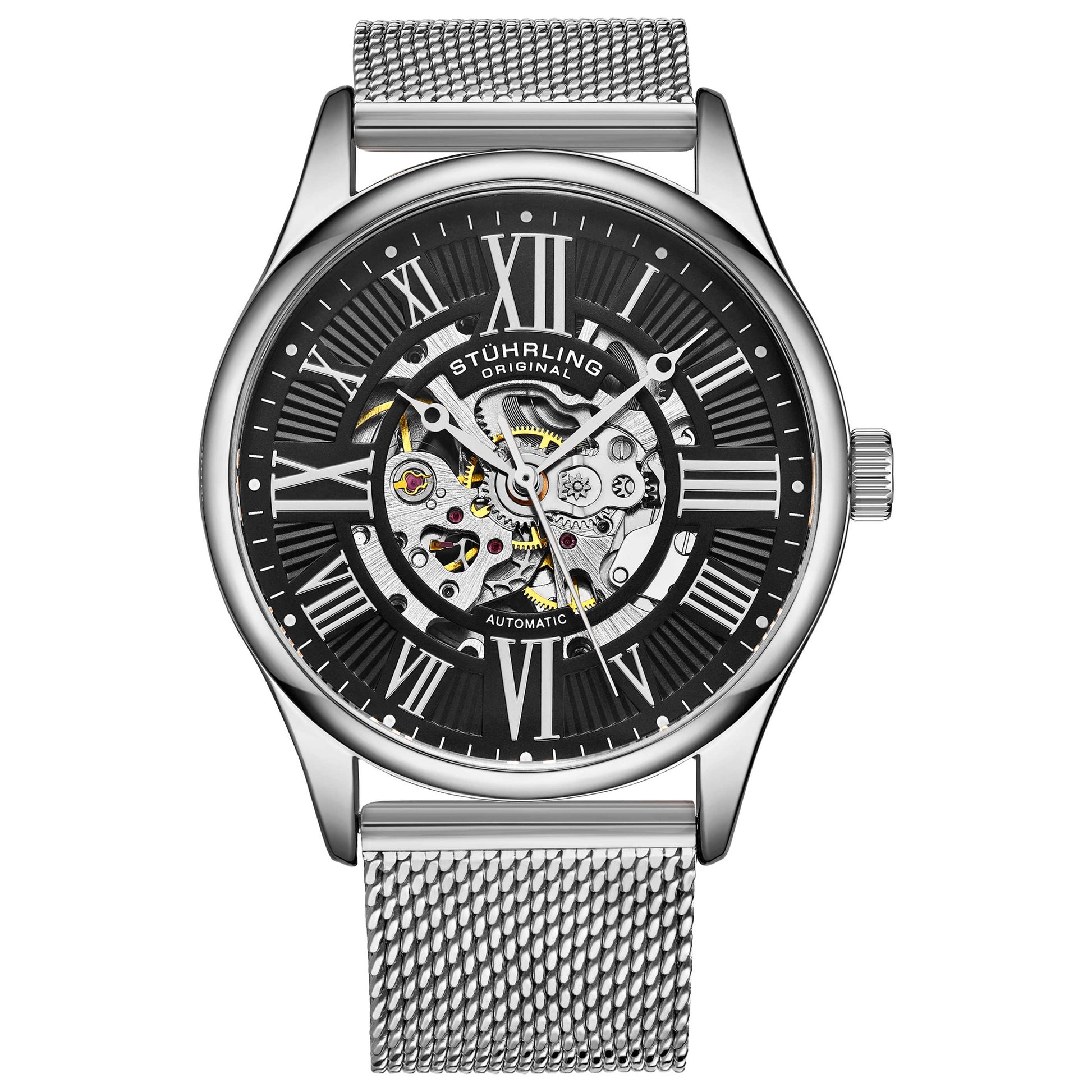 Front view of Stuhrling Legacy Men's Automatic Watch M15036
