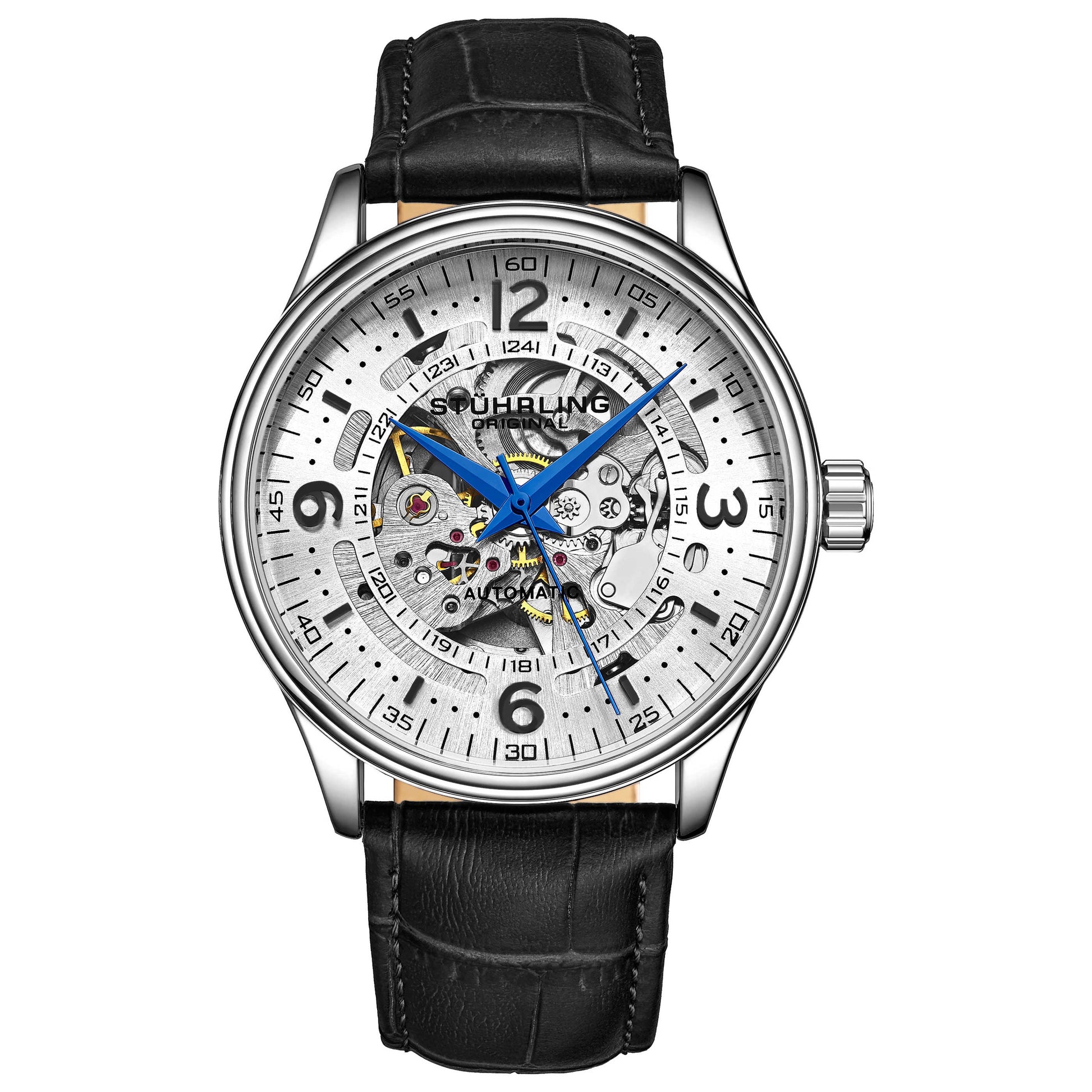 Front view of Stuhrling Legacy Men's Automatic Watch M15042