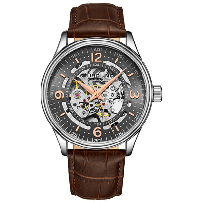 Front view of Stuhrling Legacy Men's Automatic Watch M15044
