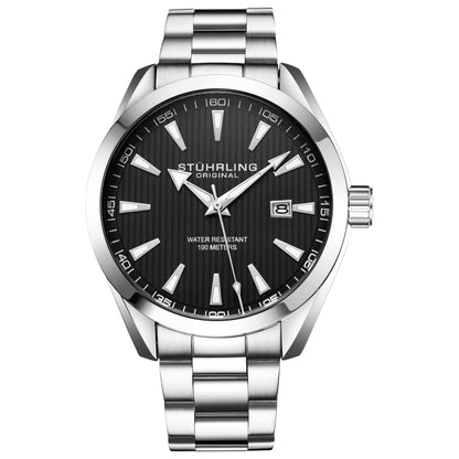 Front view of Stuhrling Symphony Men's Quartz Watch M15082