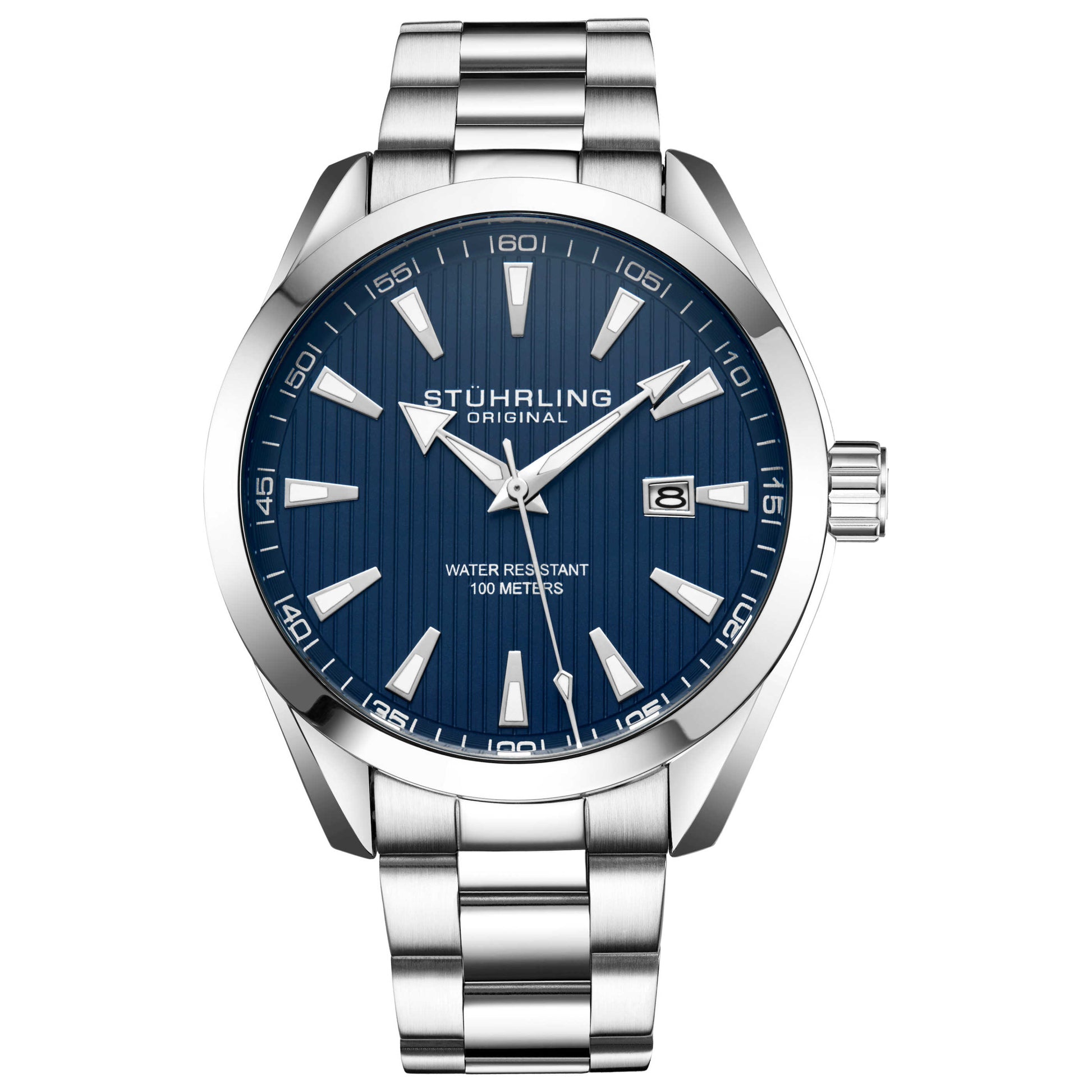 Front view of Stuhrling Symphony Men's Quartz Watch M15083