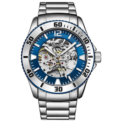 Front view of Stuhrling Aquadiver Men's Automatic Watch M15099