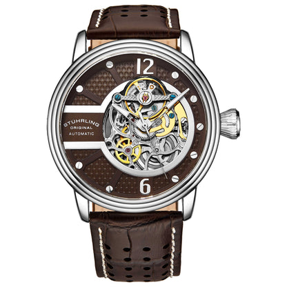 Front view of Stuhrling Legacy Men's Automatic Watch M15114