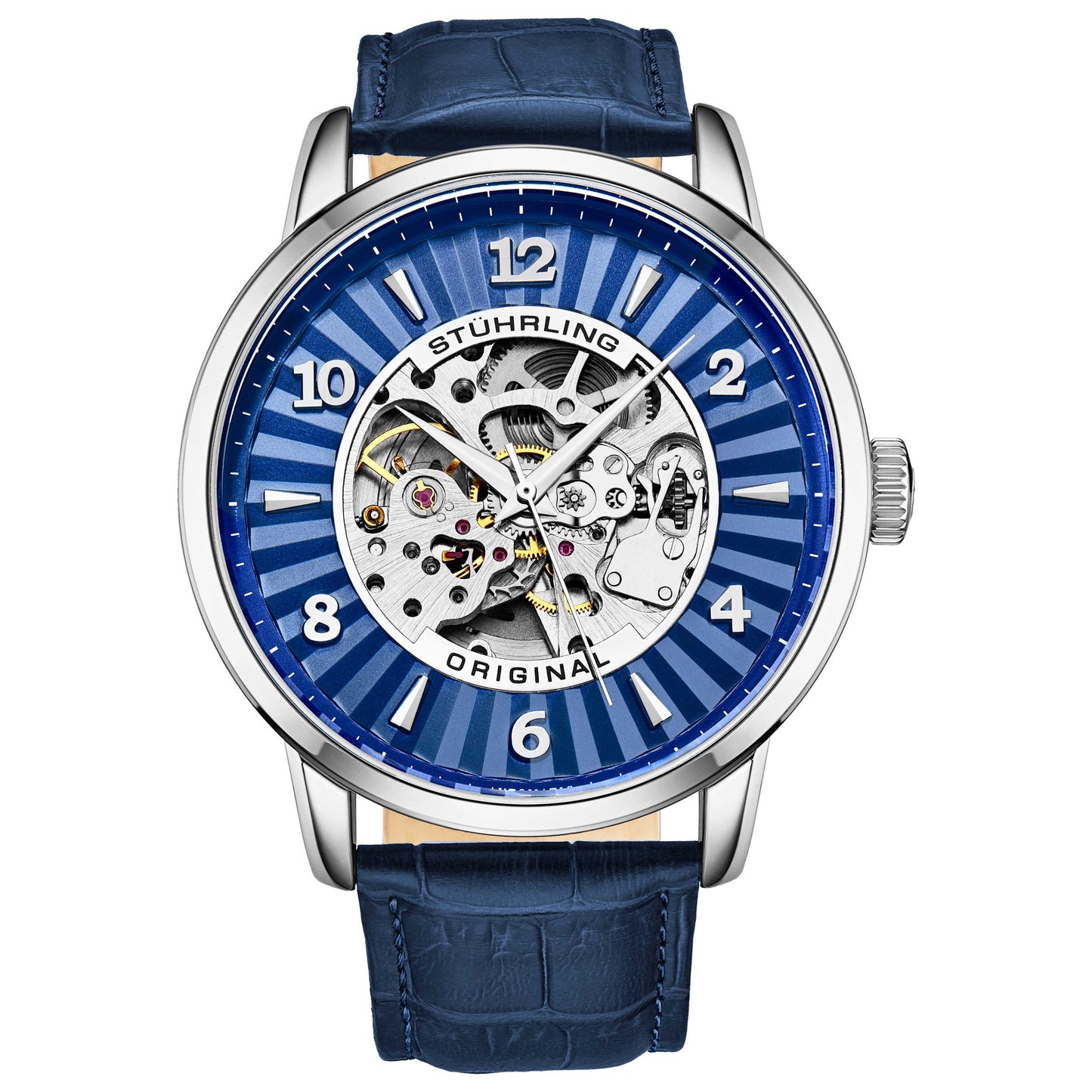 Front view of Stuhrling Legacy Men's Automatic Watch M15122