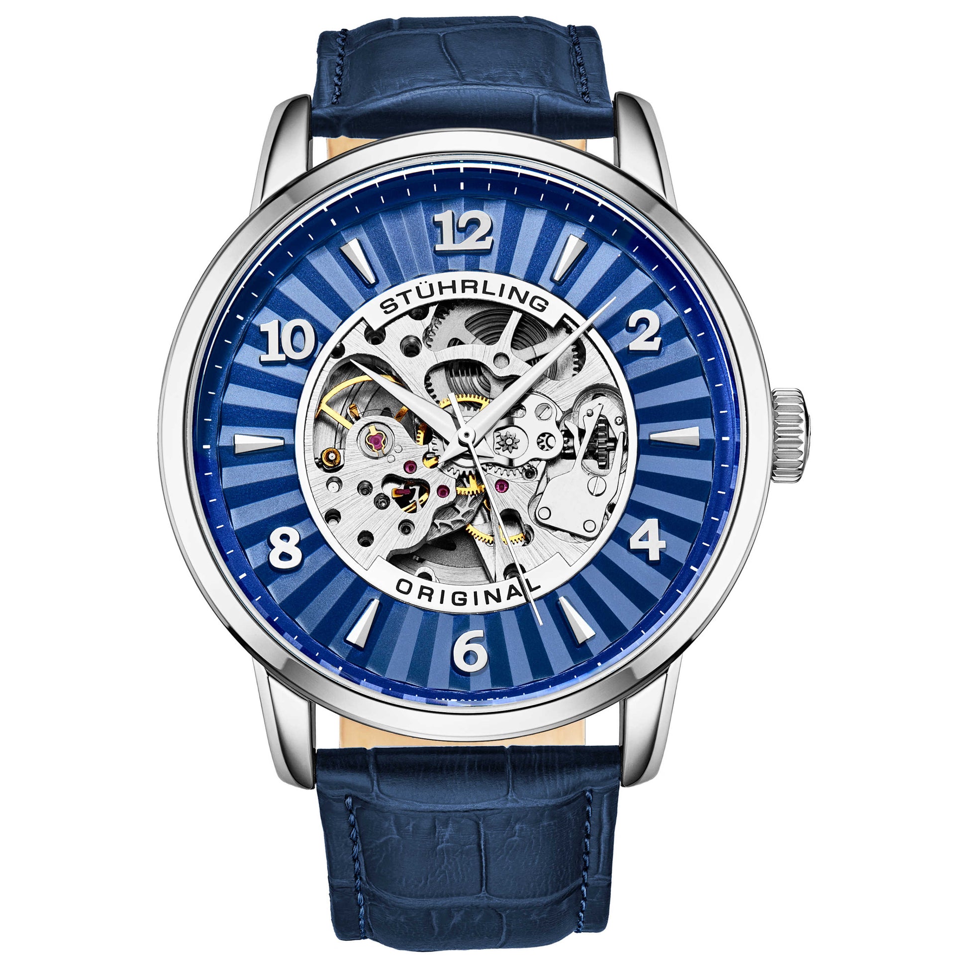 Front view of Stuhrling Legacy Men's Automatic Watch M15122
