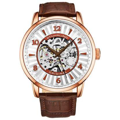 Front view of Stuhrling Legacy Men's Automatic Watch M15124