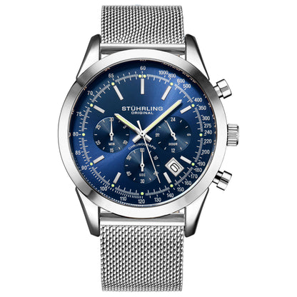 Front view of Stuhrling Monaco Men's Quartz Watch M15126