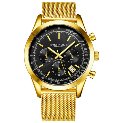 Front view of Stuhrling Monaco Men's Quartz Watch M15131