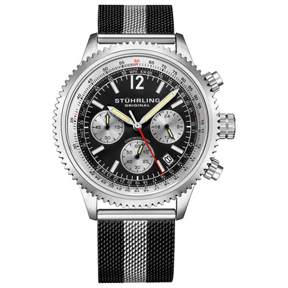 Front view of Stuhrling Monaco Men's Quartz Watch M15133