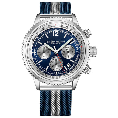 Front view of Stuhrling Monaco Men's Quartz Watch M15134