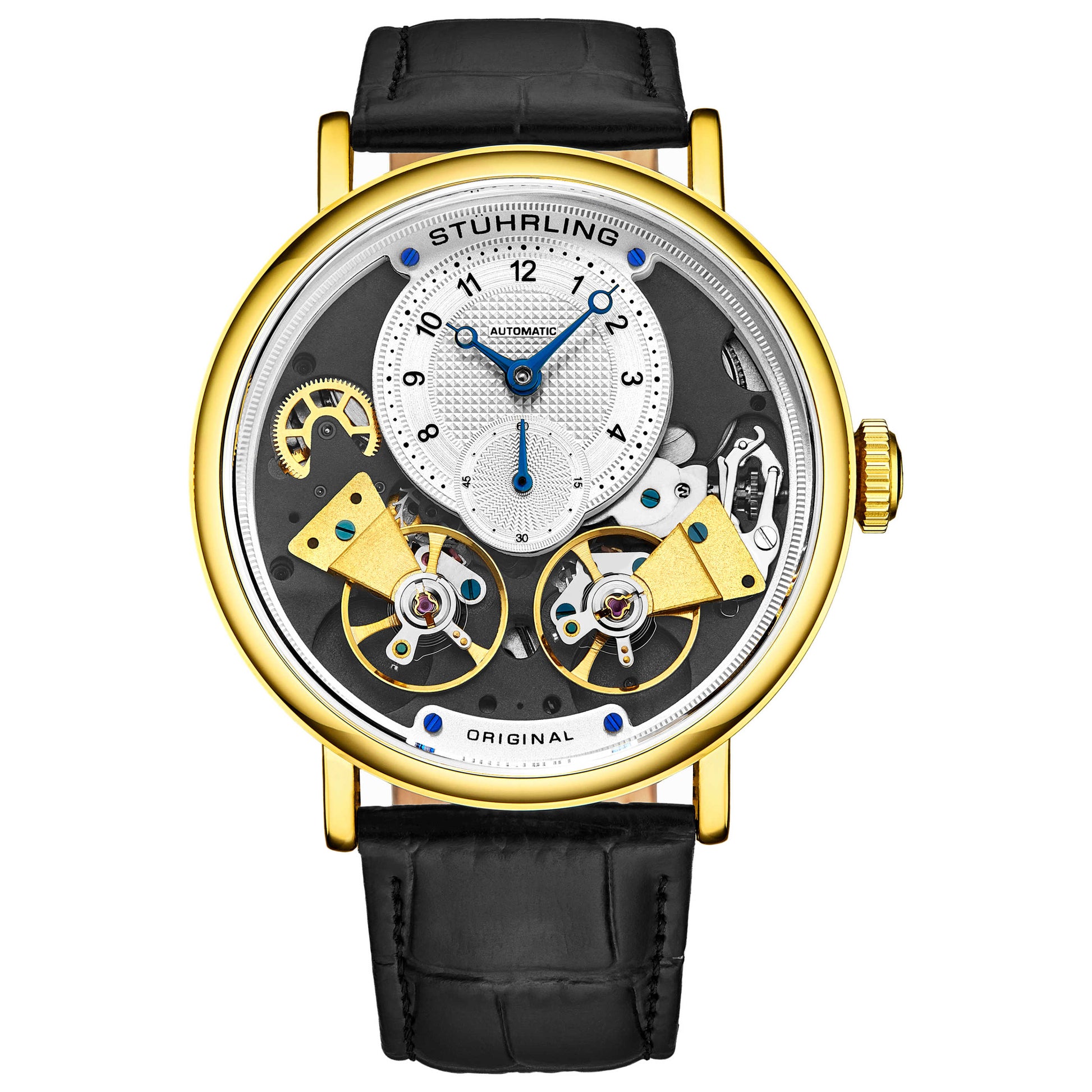 Front view of Stuhrling Legacy Men's Automatic Watch M15145