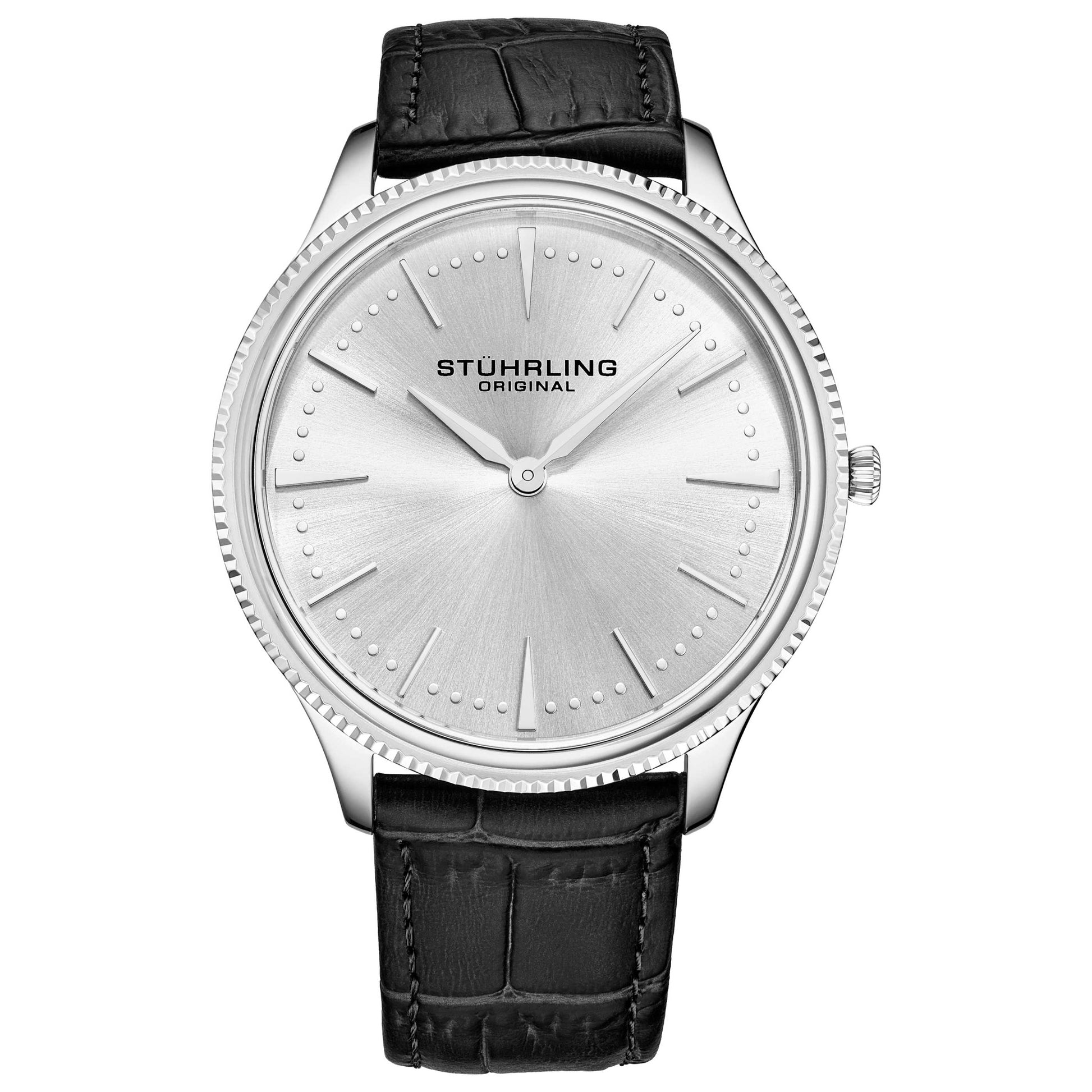 Front view of Stuhrling Symphony Men's Quartz Watch M15146