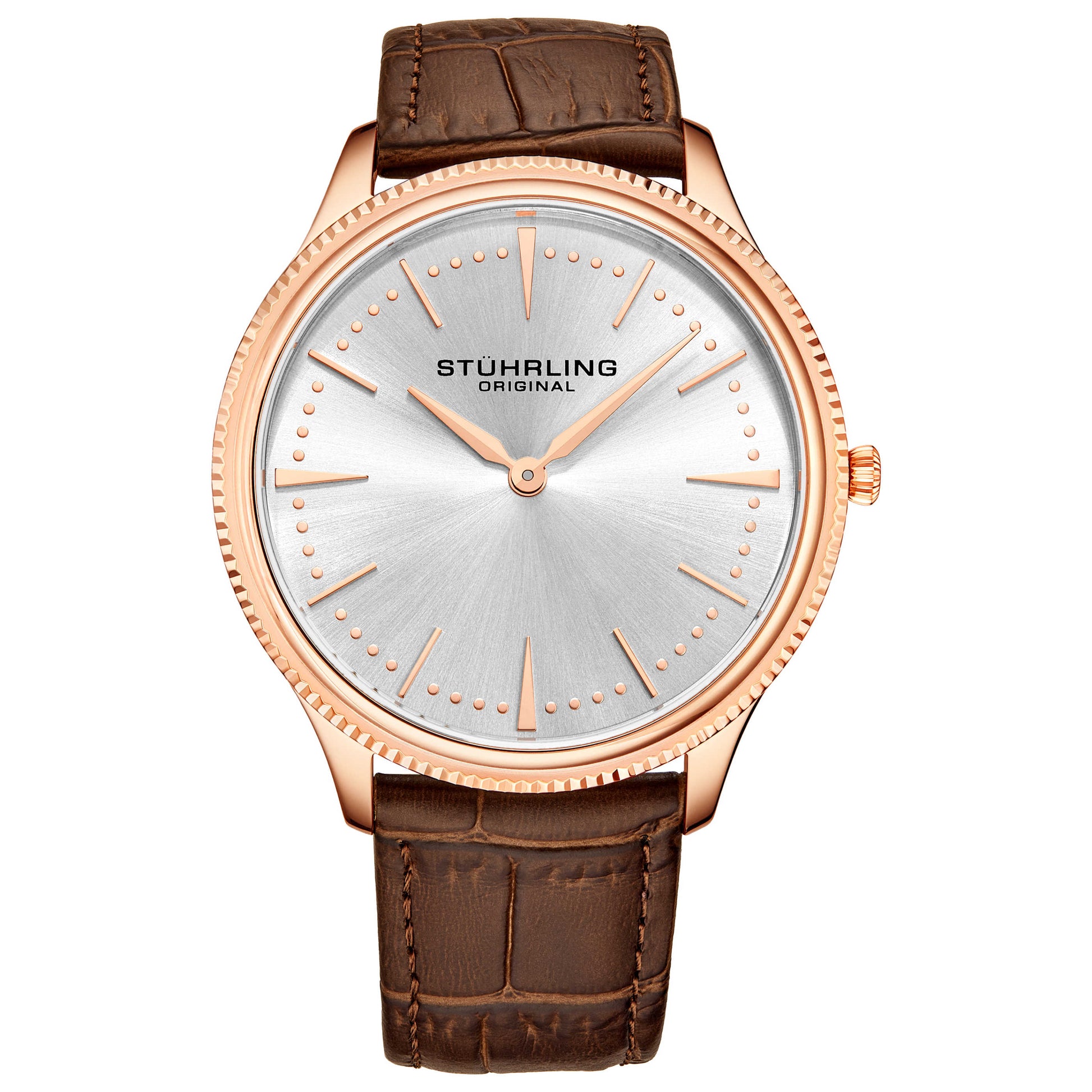 Front view of Stuhrling Symphony Men's Quartz Watch M15150