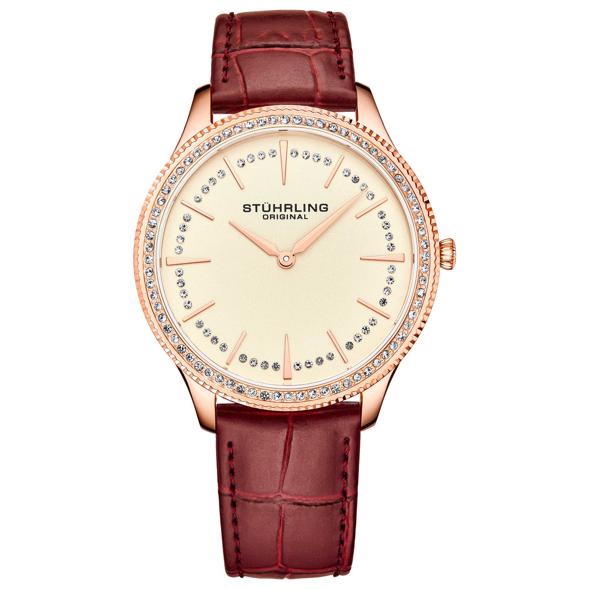 Front view of Stuhrling Symphony Women's Quartz Watch M15156