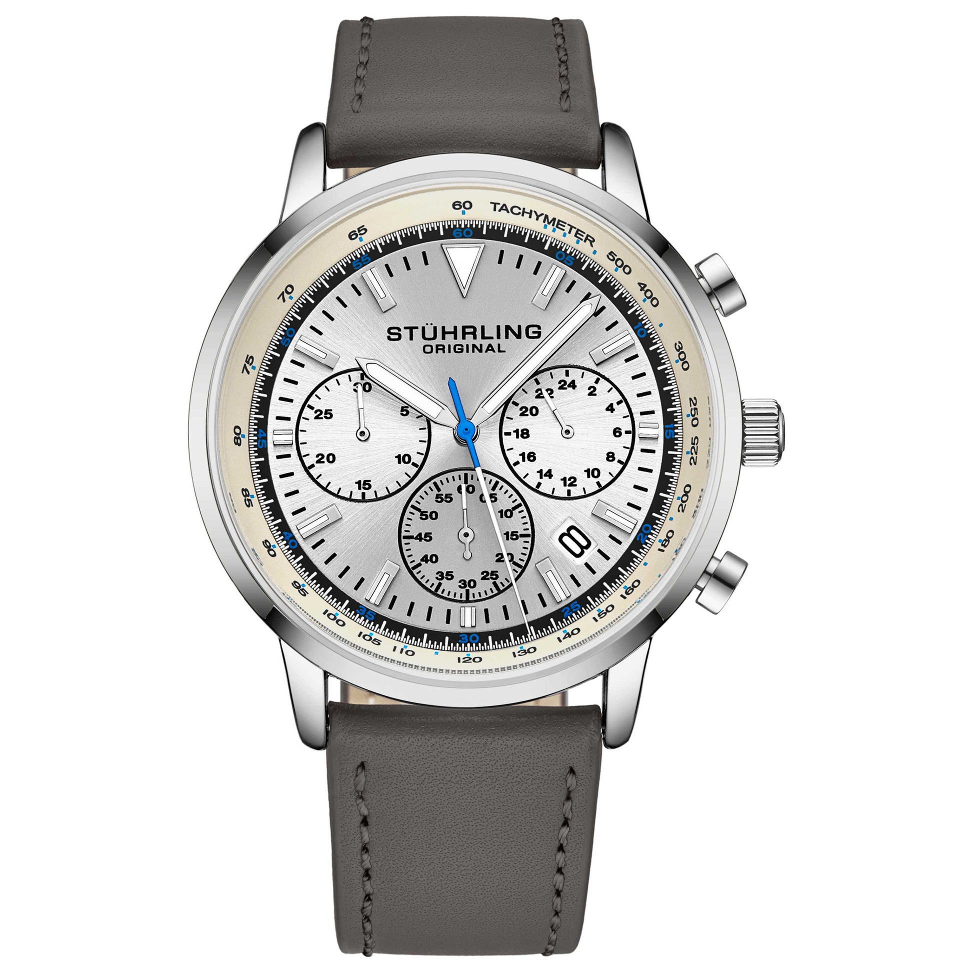 Front view of Stuhrling Monaco Men's Quartz Watch M15157