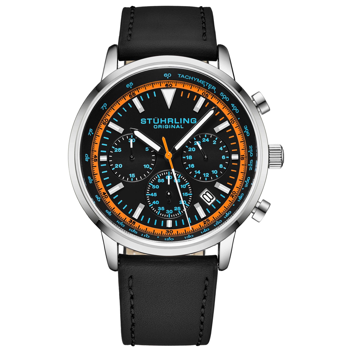Front view of Stuhrling Monaco Men's Quartz Watch M15159