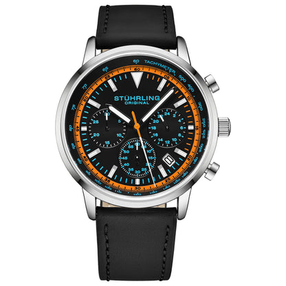 Front view of Stuhrling Monaco Men's Quartz Watch M15159