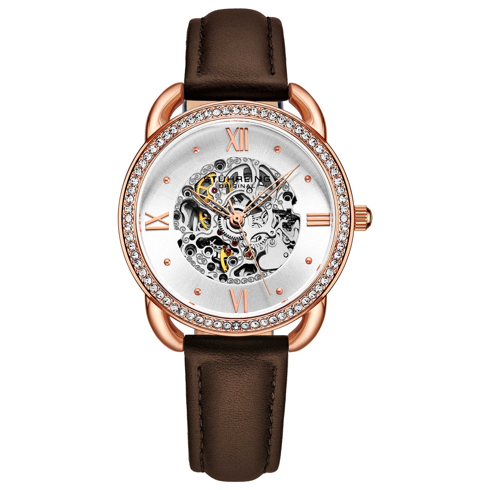 Front view of Stuhrling Legacy Women's Automatic Watch M15180