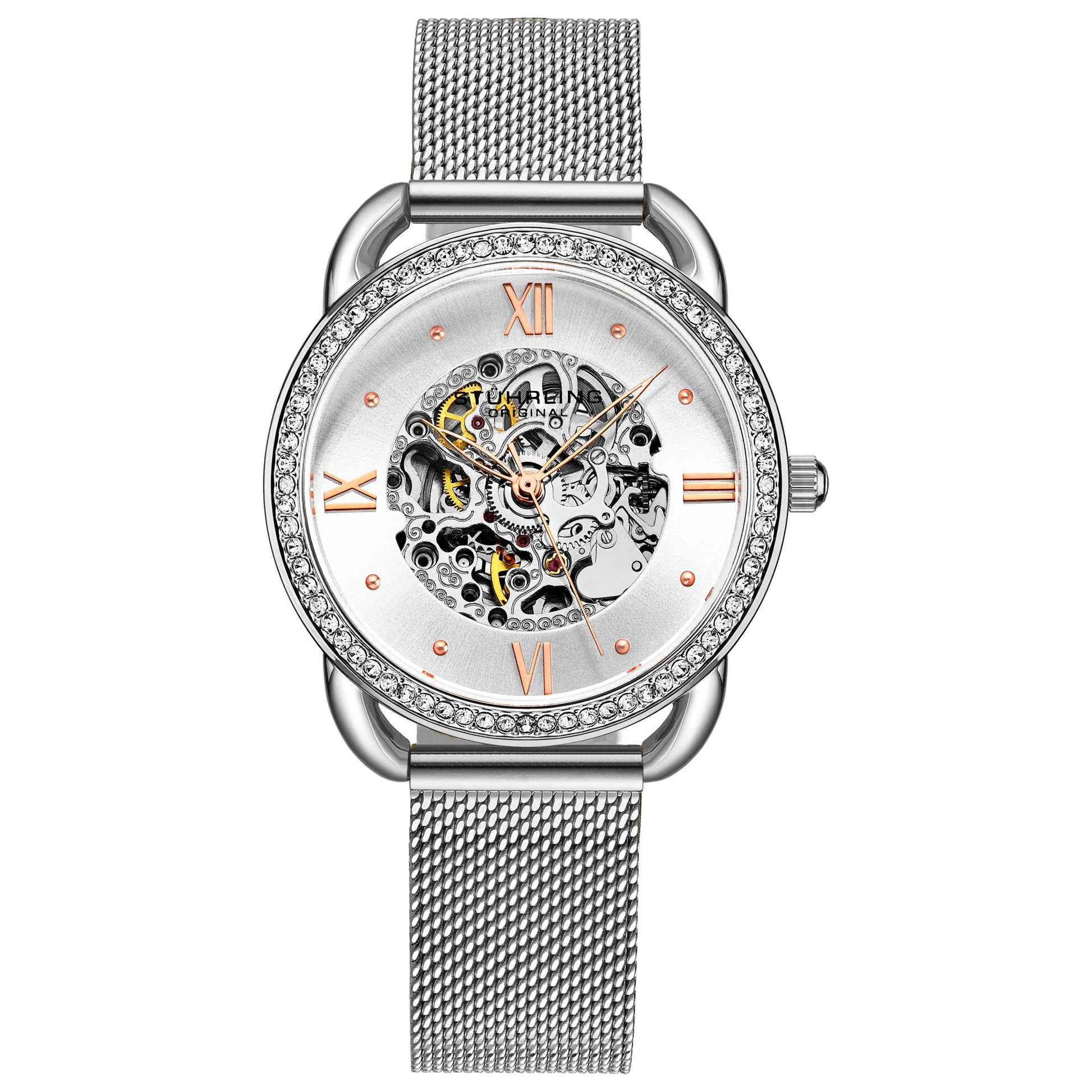 Front view of Stuhrling Legacy Women's Automatic Watch M15182