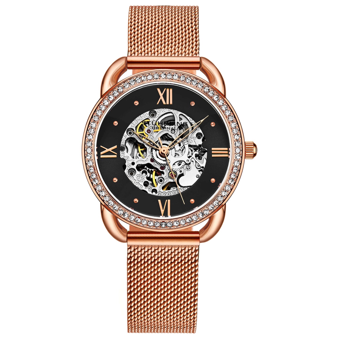 Front view of Stuhrling Legacy Women's Automatic Watch M15186