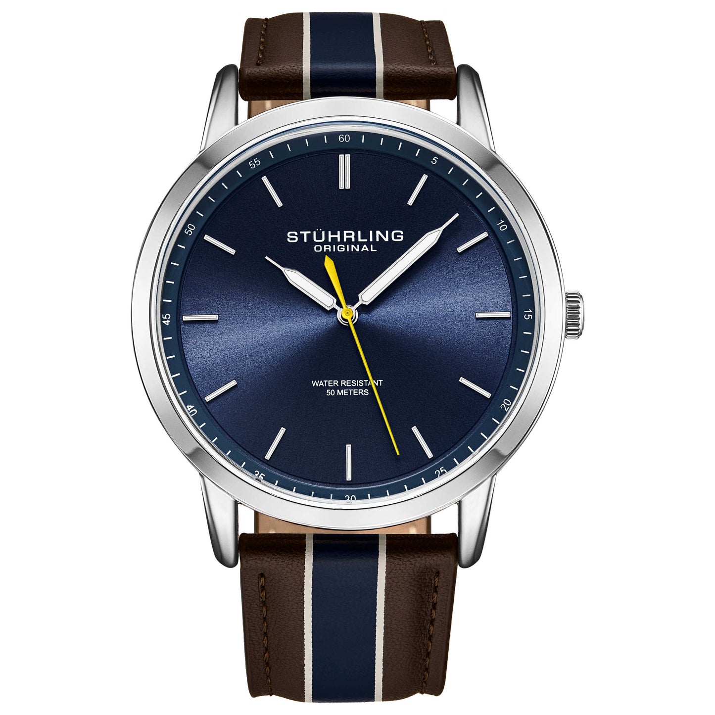 Front view of Stuhrling Symphony Men's Quartz Watch M15187