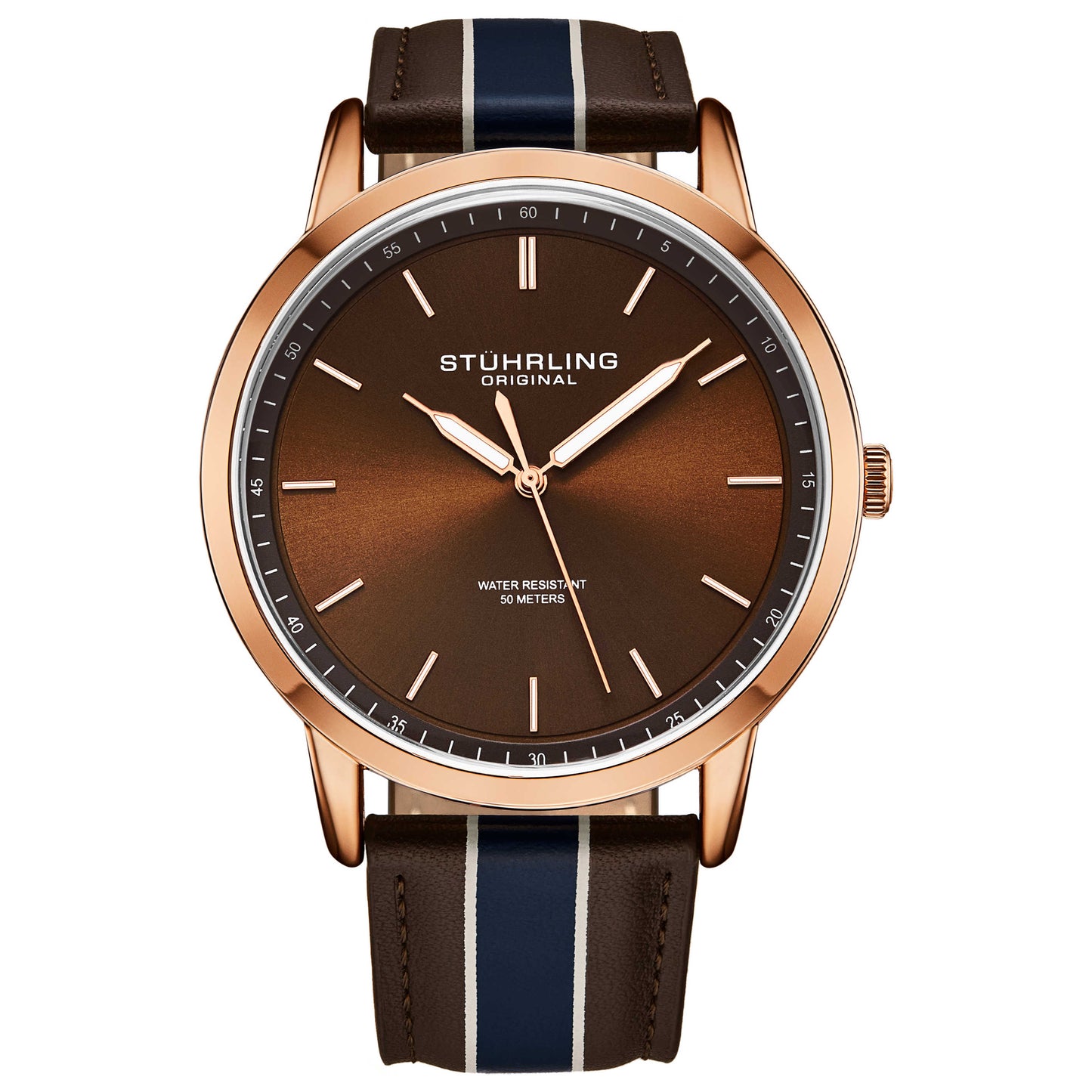 Front view of Stuhrling Symphony Men's Quartz Watch M15190