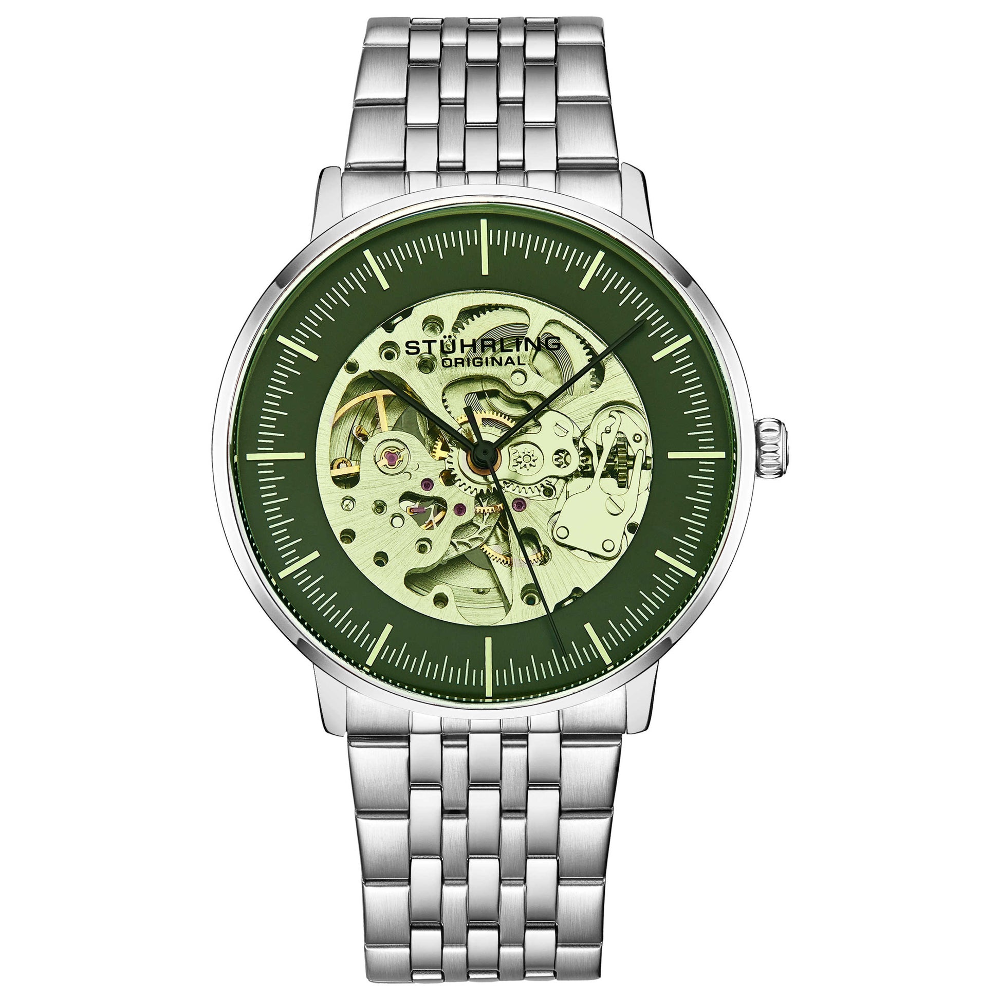 Front view of Stuhrling Legacy Men's Automatic Watch M15193