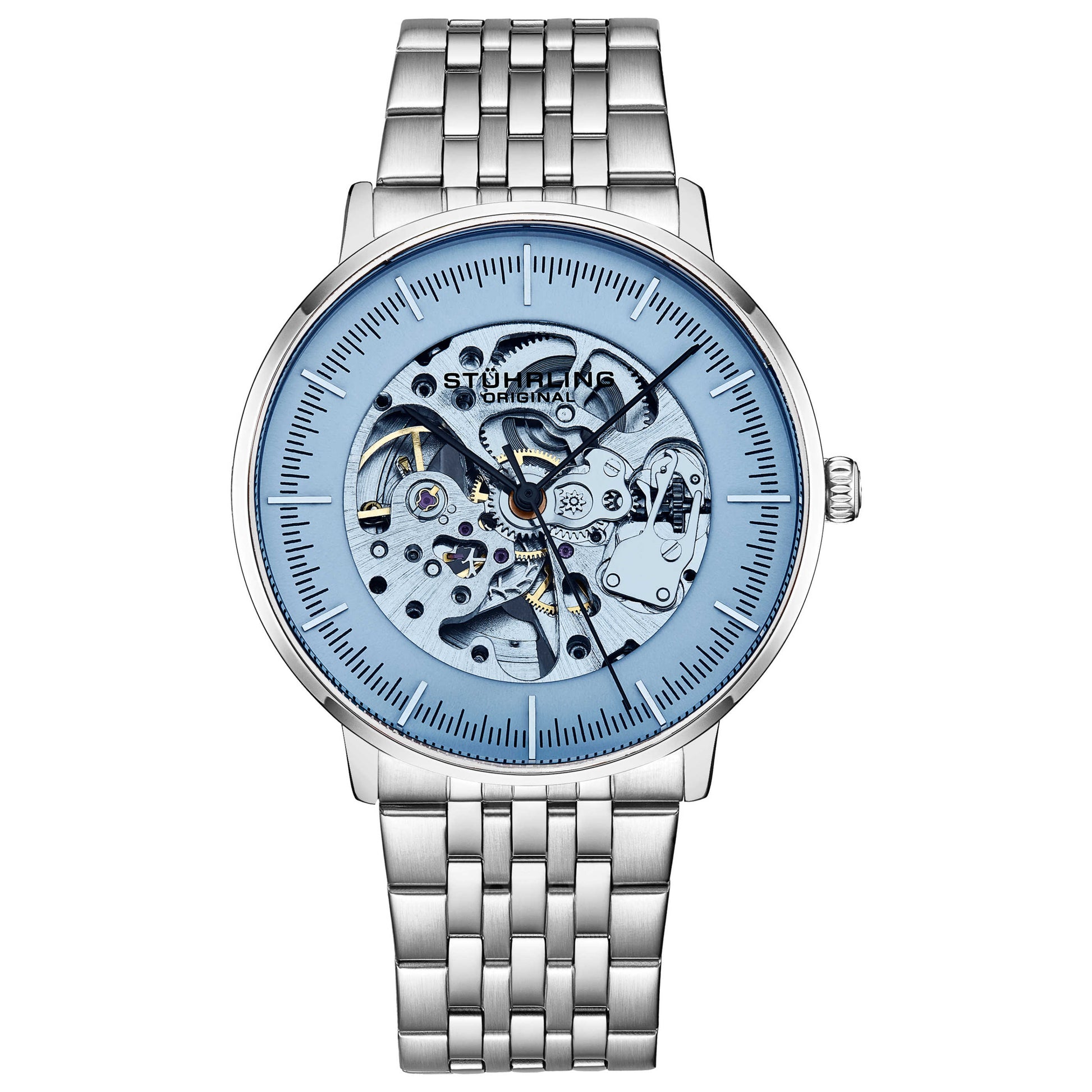 Front view of Stuhrling Legacy Men's Automatic Watch M15194