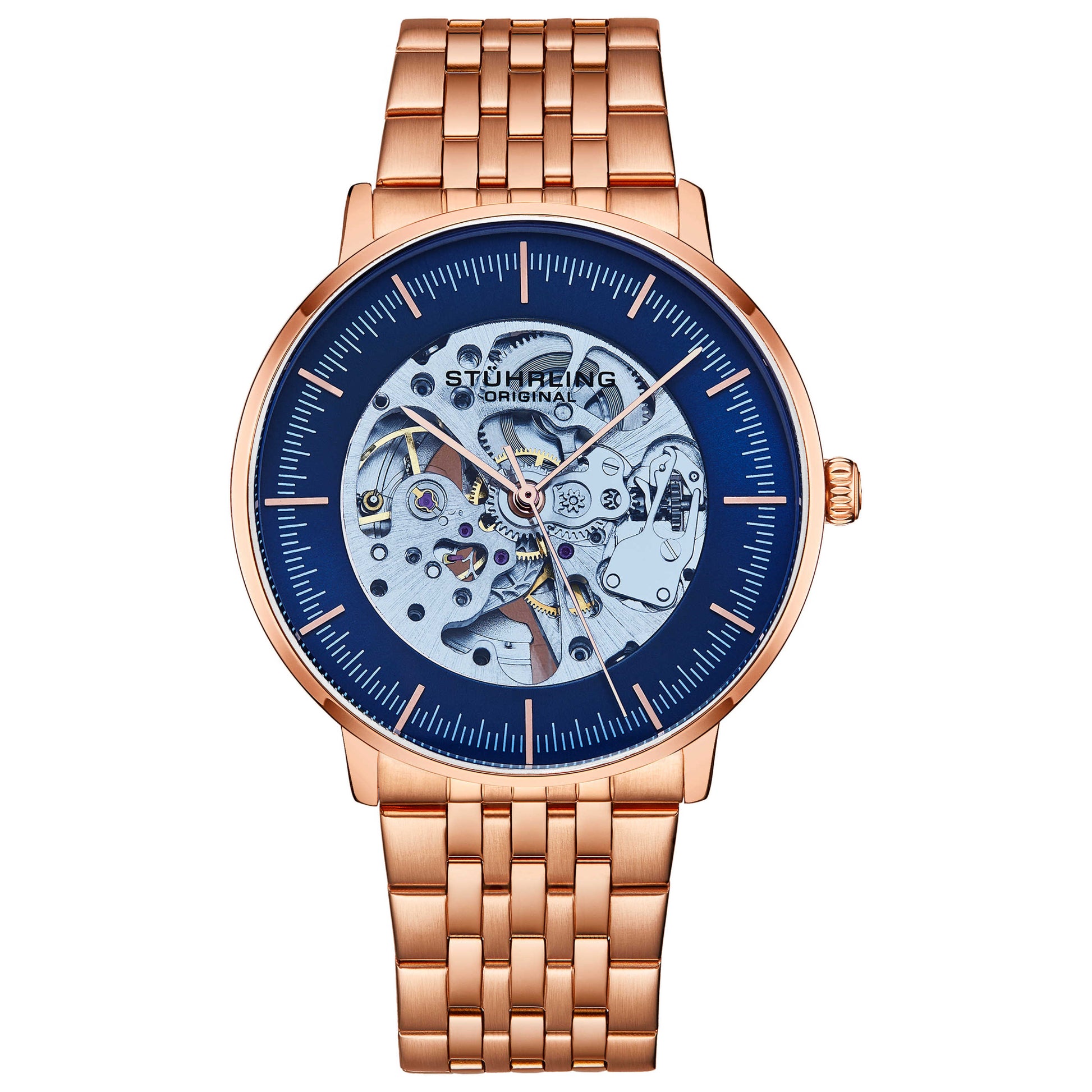 Front view of Stuhrling Legacy Men's Automatic Watch M15195