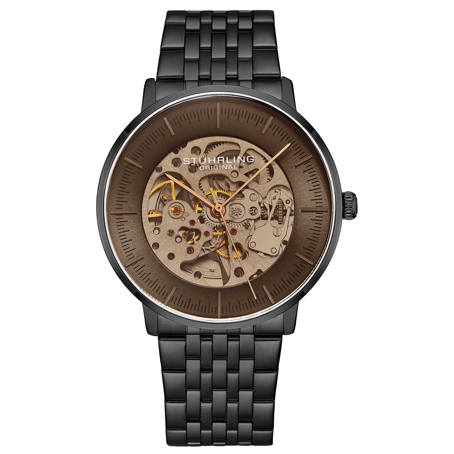 Front view of Stuhrling Legacy Men's Automatic Watch M15197
