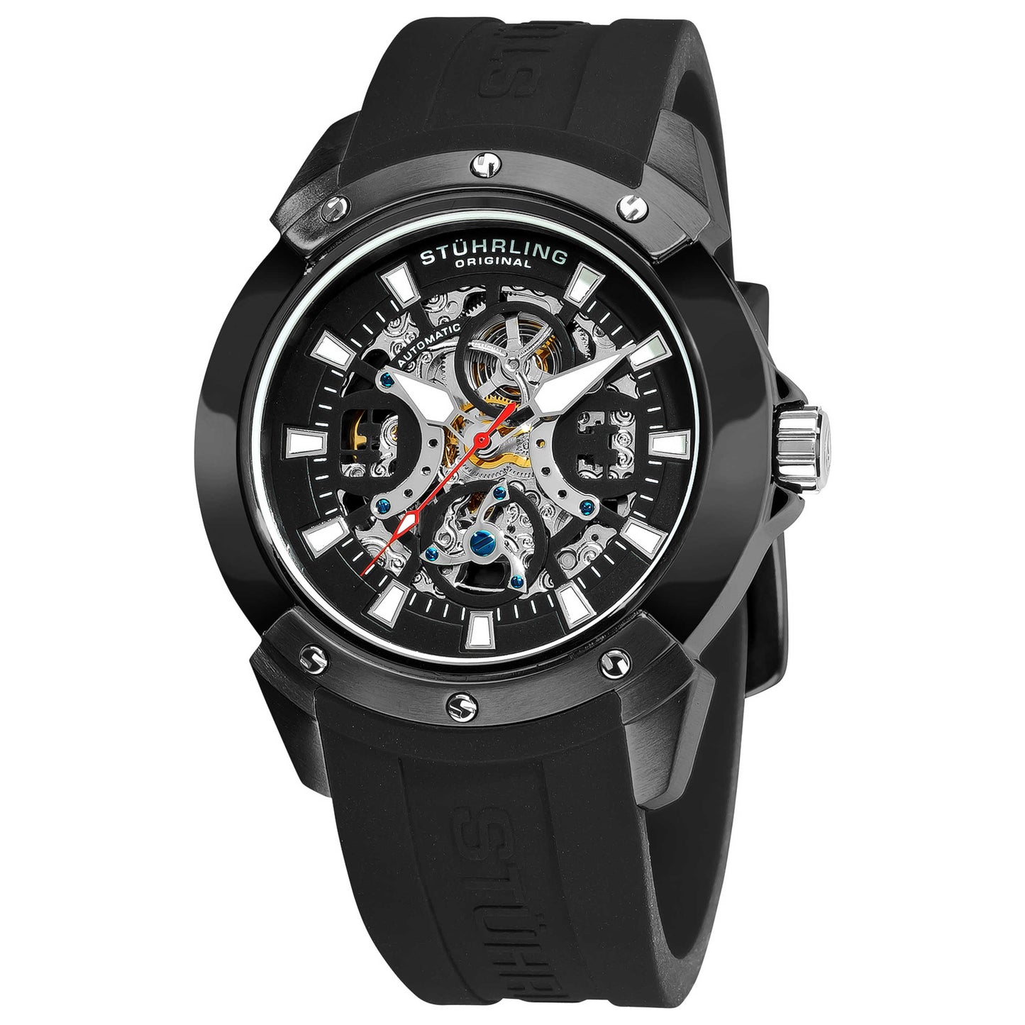 Front view of Stuhrling Legacy Men's Automatic Watch M16229