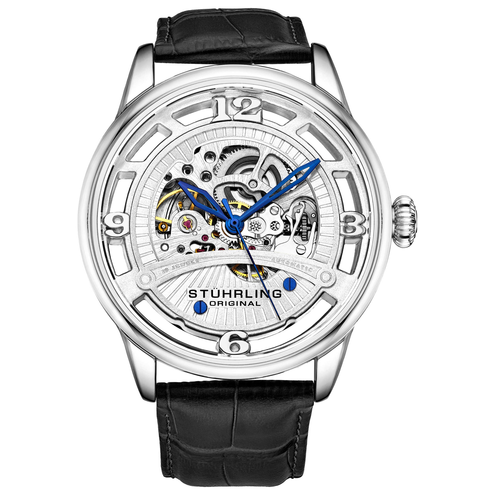 Front view of Stuhrling Legacy Men's Automatic Watch M16231
