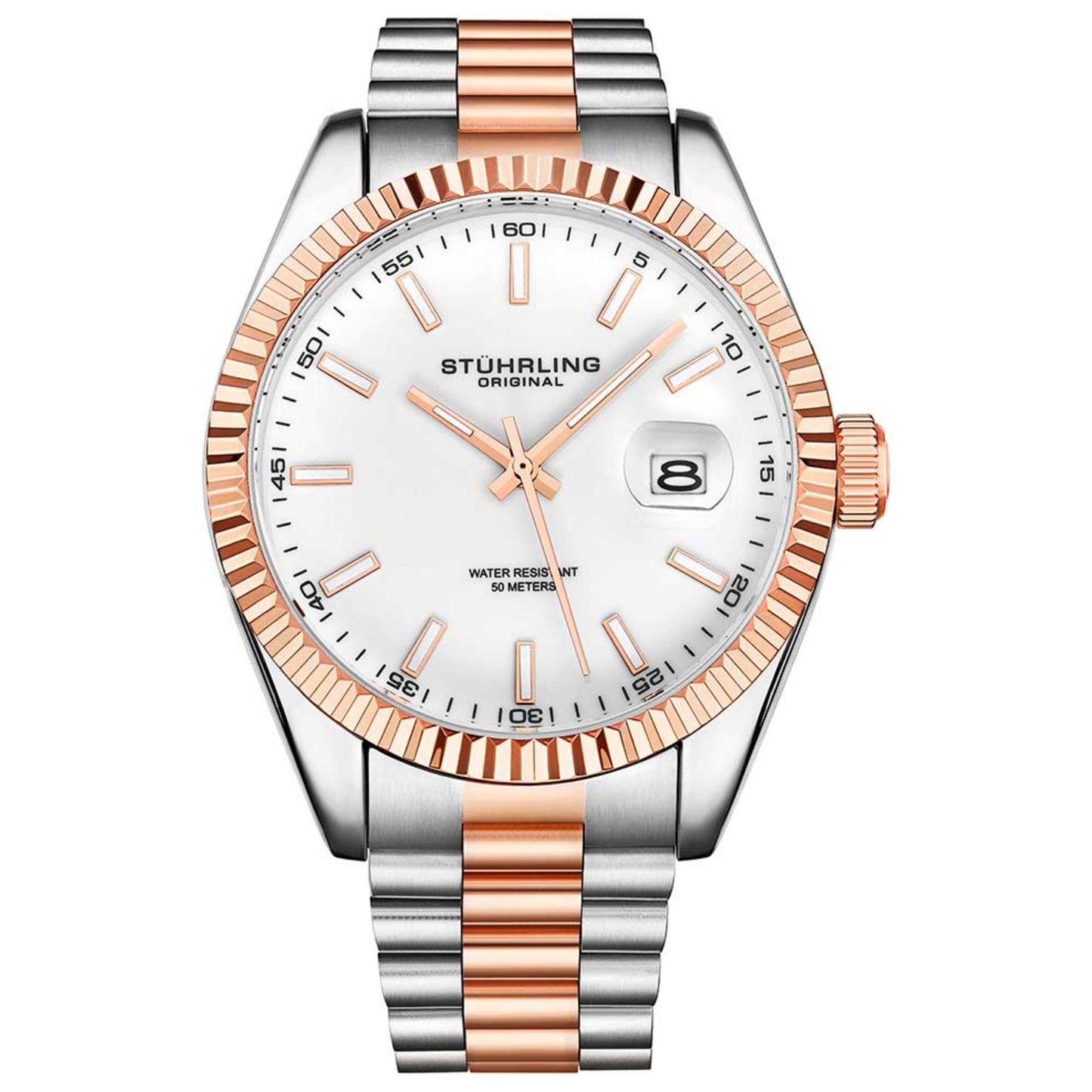 Front view of Stuhrling Symphony Men's Quartz Watch M16311