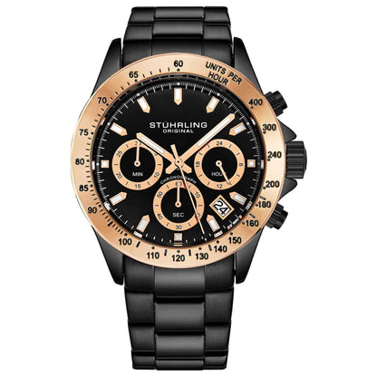 Front view of Stuhrling Monaco Men's Quartz Watch M16313