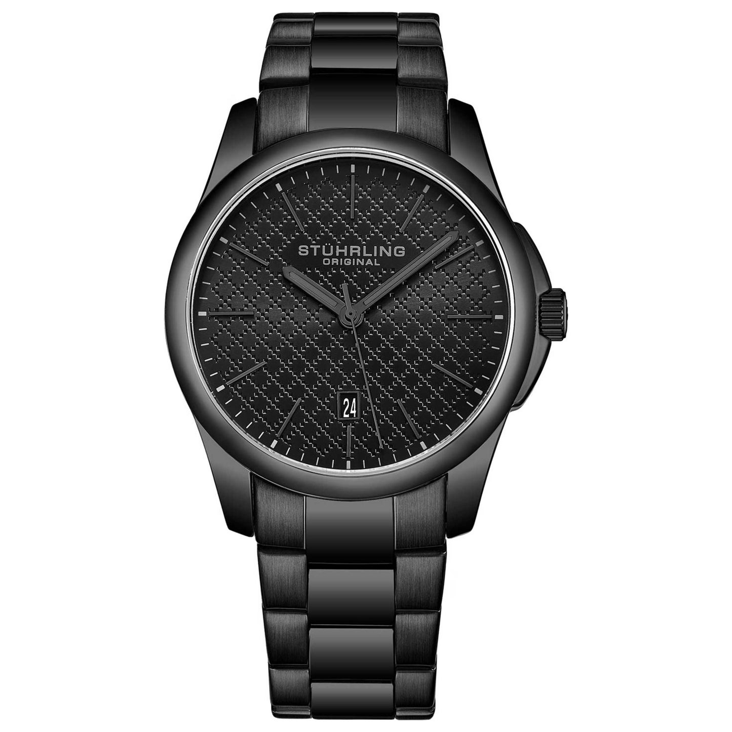 Front view of Stuhrling Symphony Men's Quartz Watch M16318