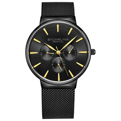 Front view of Stuhrling Monaco Men's Quartz Watch M16330