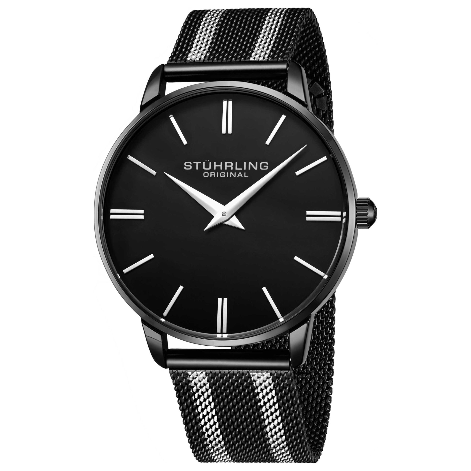 Front view of Stuhrling Symphony Men's Quartz Watch M16355