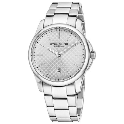 Front view of Stuhrling Symphony Men's Quartz Watch M16374