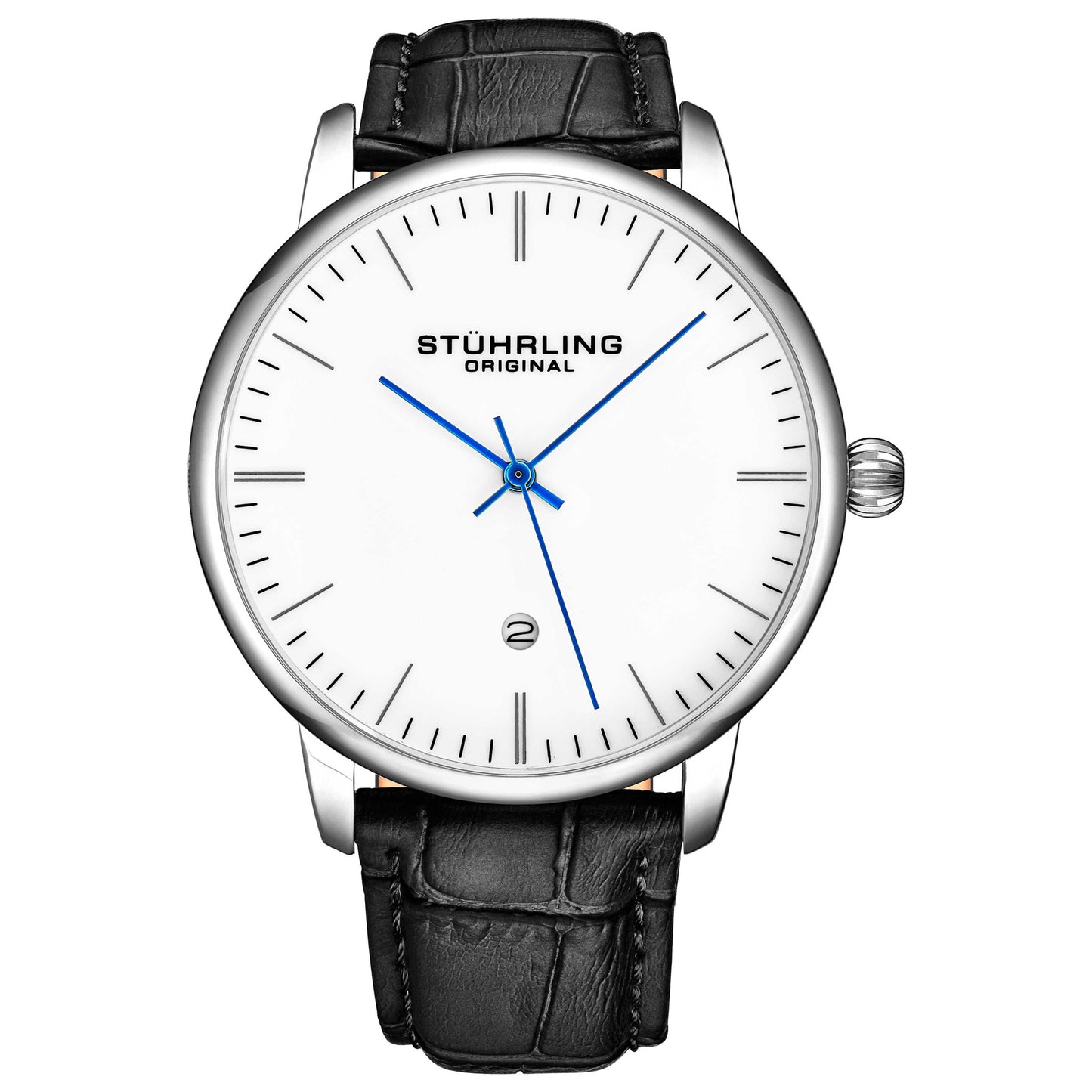 Front view of Stuhrling Symphony Men's Quartz Watch M16413