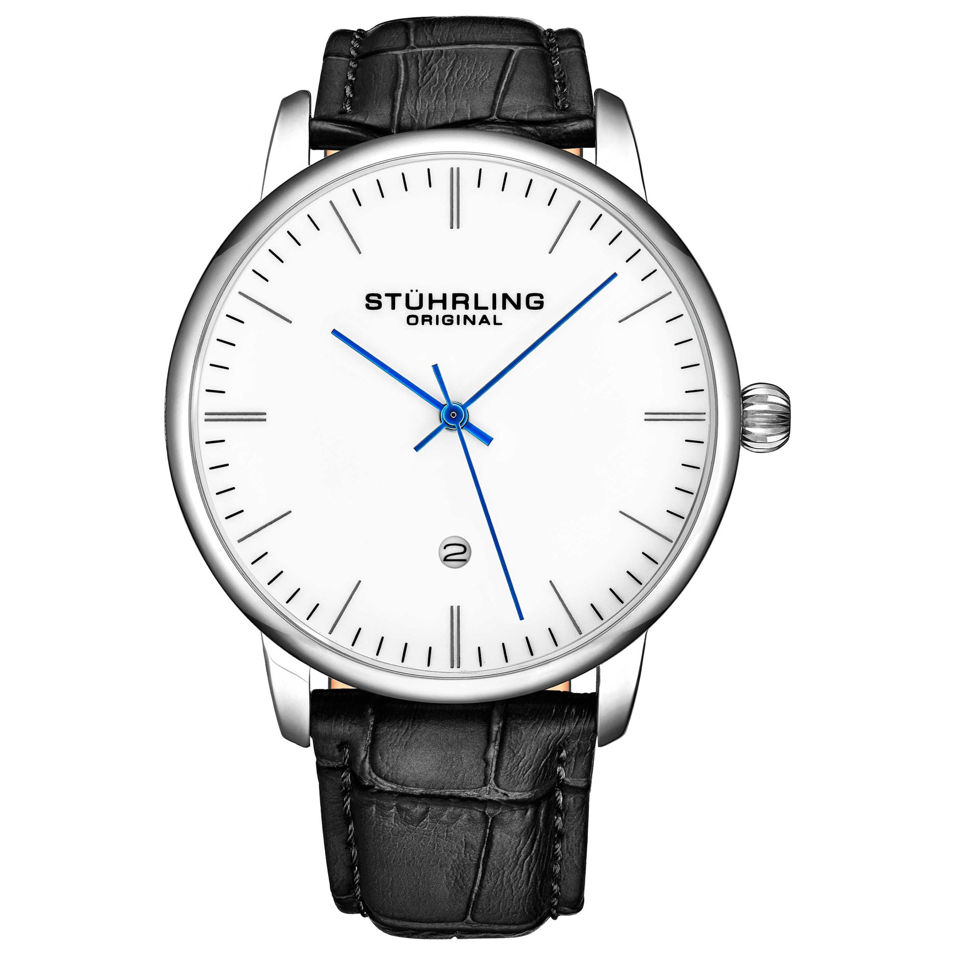 Front view of Stuhrling Symphony Men's Quartz Watch M16413