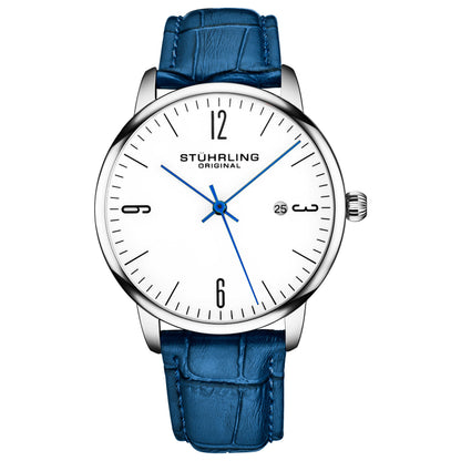 Front view of Stuhrling Symphony Men's Quartz Watch M16420
