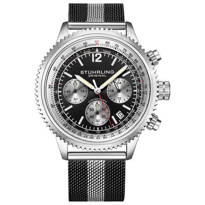 Front view of Stuhrling Monaco Men's Quartz Watch M16691