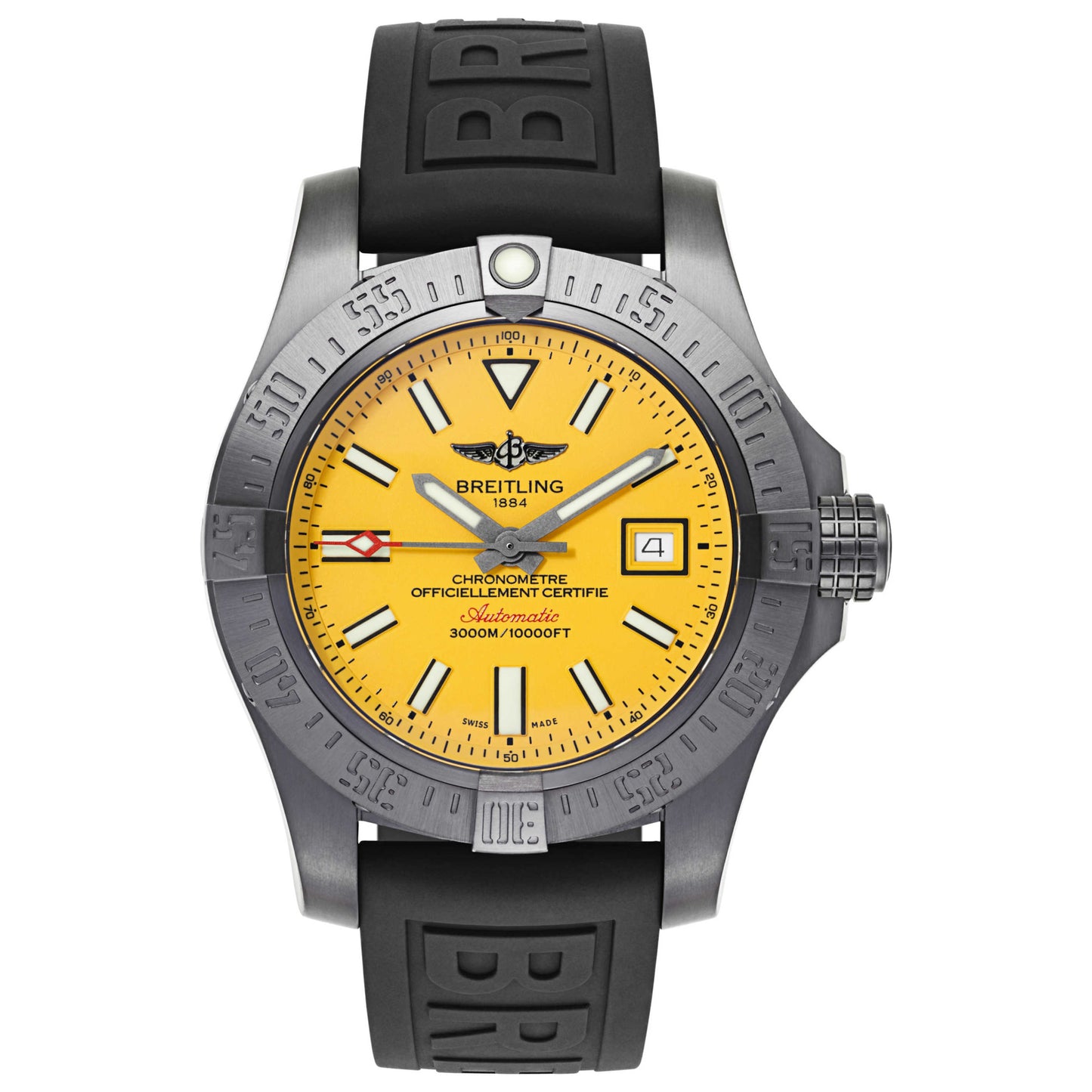 Front view of Breitling Avenger Men's Automatic Watch M17331E2-I530-152S
